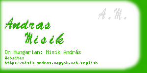 andras misik business card